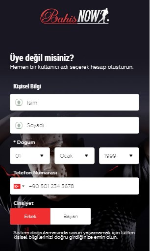 bahisnow Kayıt Güncelleme Adresi